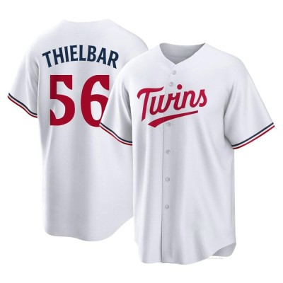 Men's Caleb Thielbar Minnesota Twins Replica White Home Jersey