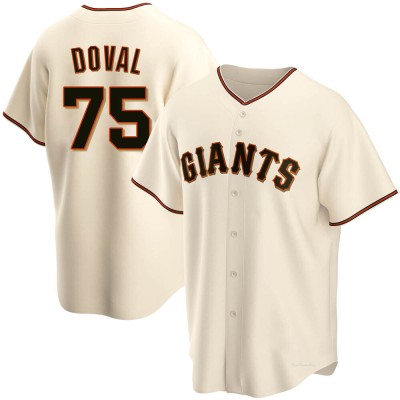 Men's Camilo Doval San Francisco Giants Replica Cream Home Jersey