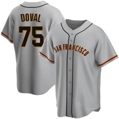 Men's Camilo Doval San Francisco Giants Replica Gray Road Jersey