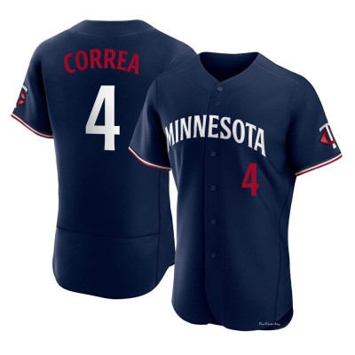 Men's Carlos Correa Minnesota Twins Authentic Navy Alternate Jersey