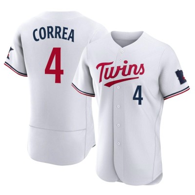 Men's Carlos Correa Minnesota Twins Authentic White Home Jersey