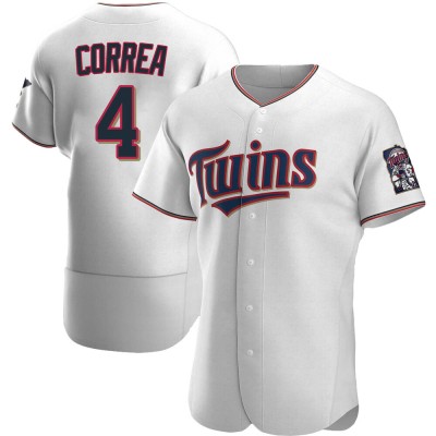 Men's Carlos Correa Minnesota Twins Authentic White Home Jersey