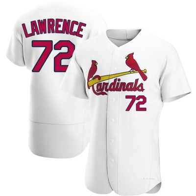 Men's Casey Lawrence St. Louis Cardinals Authentic White Home Jersey