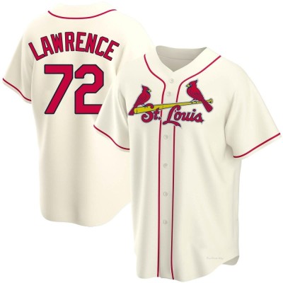 Men's Casey Lawrence St. Louis Cardinals Replica Cream Alternate Jersey