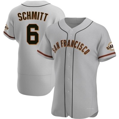 Men's Casey Schmitt San Francisco Giants Authentic Gray Road Jersey