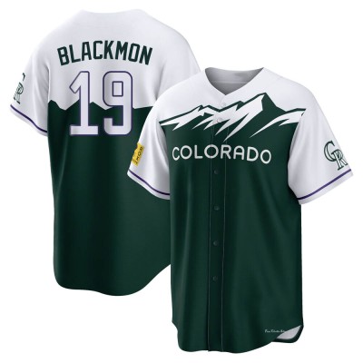 Men's Charlie Blackmon Colorado Rockies Replica Green 2022 City Connect Jersey