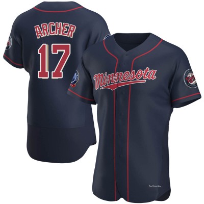 Men's Chris Archer Minnesota Twins Authentic Navy Alternate 60th Season Jersey