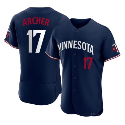 Men's Chris Archer Minnesota Twins Authentic Navy Alternate Jersey