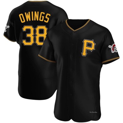 Men's Chris Owings Pittsburgh Pirates Authentic Black Alternate Jersey