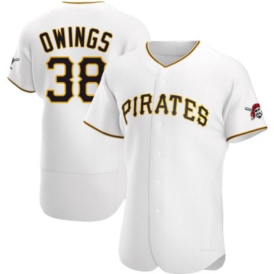 Men's Chris Owings Pittsburgh Pirates Authentic White Home Jersey