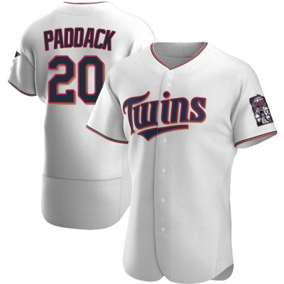 Men's Chris Paddack Minnesota Twins Authentic White Home Jersey