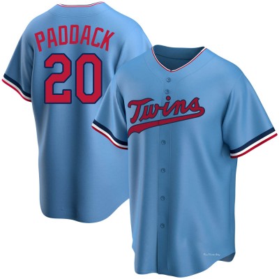 Men's Chris Paddack Minnesota Twins Replica Light Blue Alternate Jersey