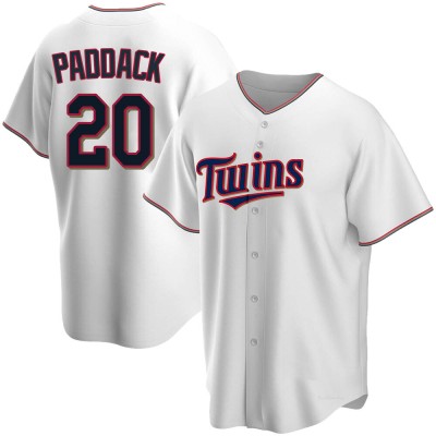 Men's Chris Paddack Minnesota Twins Replica White Home Jersey