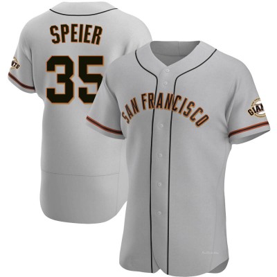 Men's Chris Speier San Francisco Giants Authentic Gray Road Jersey