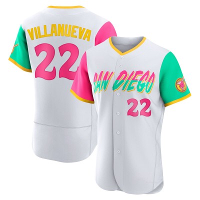 Men's Christian Villanueva San Diego Padres Authentic White 2022 City Connect Jersey