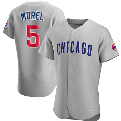 Men's Christopher Morel Chicago Cubs Authentic Gray Road Jersey