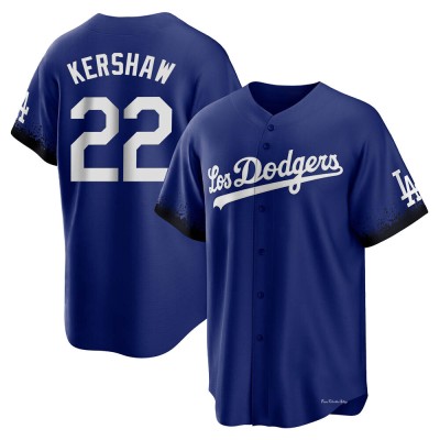 Men's Clayton Kershaw Los Angeles Dodgers Replica Royal 2021 City Connect Jersey