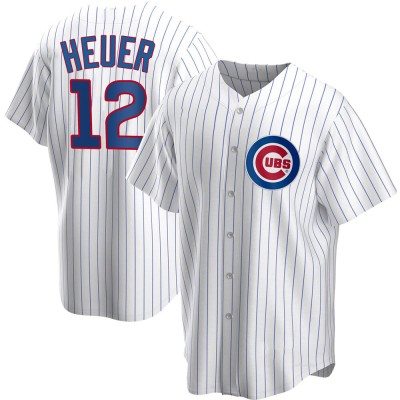 Men's Codi Heuer Chicago Cubs Replica White Home Jersey