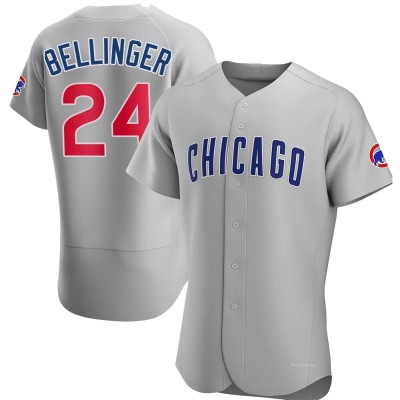 Men's Cody Bellinger Chicago Cubs Authentic Gray Road Jersey