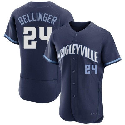 Men's Cody Bellinger Chicago Cubs Authentic Navy 2021 City Connect Jersey