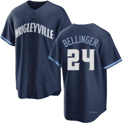 Men's Cody Bellinger Chicago Cubs Replica Navy 2021 City Connect Jersey