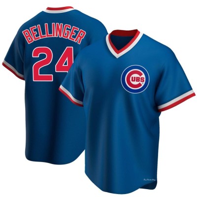 Men's Cody Bellinger Chicago Cubs Replica Royal Road Cooperstown Collection Jersey