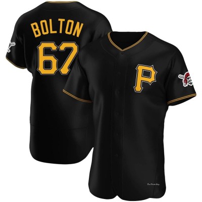 Men's Cody Bolton Pittsburgh Pirates Authentic Black Alternate Jersey