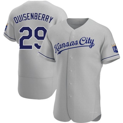 Men's Dan Quisenberry Kansas City Royals Authentic Gray Road Jersey