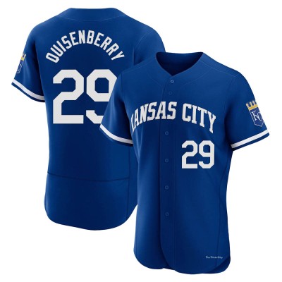 Men's Dan Quisenberry Kansas City Royals Authentic Royal 2022 Alternate Jersey