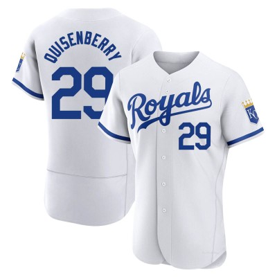 Men's Dan Quisenberry Kansas City Royals Authentic White 2022 Home Jersey