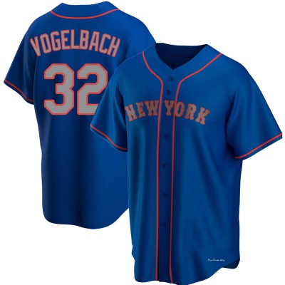 Men's Daniel Vogelbach New York Mets Replica Royal Alternate Road Jersey