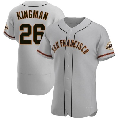 Men's Dave Kingman San Francisco Giants Authentic Gray Road Jersey