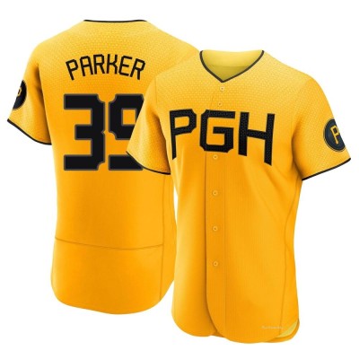 Men's Dave Parker Pittsburgh Pirates Authentic Gold 2023 City Connect Jersey