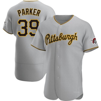 Men's Dave Parker Pittsburgh Pirates Authentic Gray Road Jersey