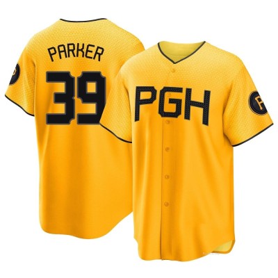 Men's Dave Parker Pittsburgh Pirates Replica Gold 2023 City Connect Jersey