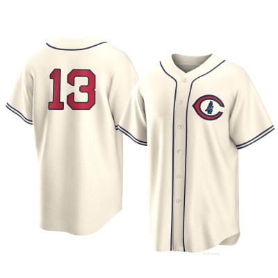 Men's David Bote Chicago Cubs Replica Cream 2022 Field Of Dreams Jersey