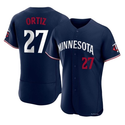 Men's David Ortiz Minnesota Twins Authentic Navy Alternate Jersey