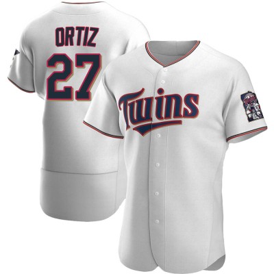 Men's David Ortiz Minnesota Twins Authentic White Home Jersey