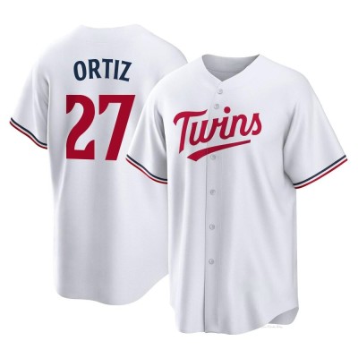 Men's David Ortiz Minnesota Twins Replica White Home Jersey