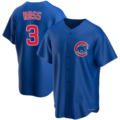 Men's David Ross Chicago Cubs Replica Royal Alternate Jersey