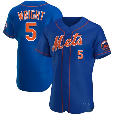 Men's David Wright New York Mets Authentic Royal Alternate Jersey