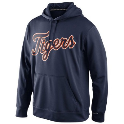 Men's Detroit Tigers Salute To Service KO Performance Hoodie - Olive