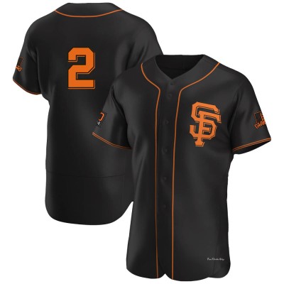 Men's Dick Dietz San Francisco Giants Authentic Black Alternate Jersey