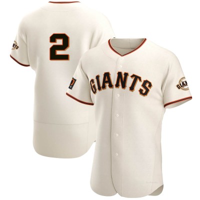 Men's Dick Dietz San Francisco Giants Authentic Cream Home Jersey