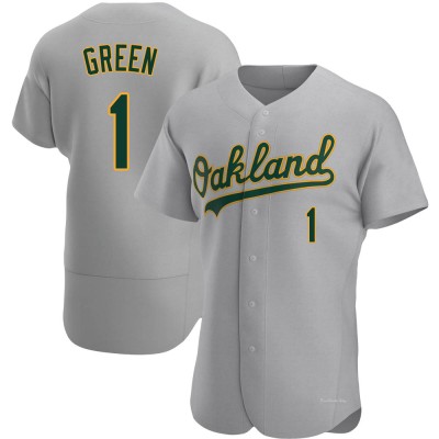 Men's Dick Green Oakland Athletics Authentic Gray Road Jersey