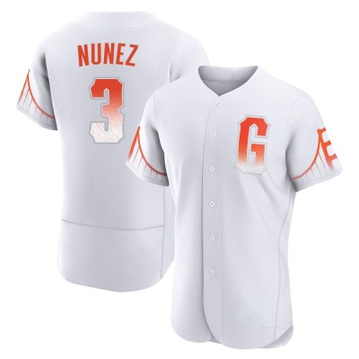 Men's Dom Nunez San Francisco Giants Authentic White 2021 City Connect Jersey