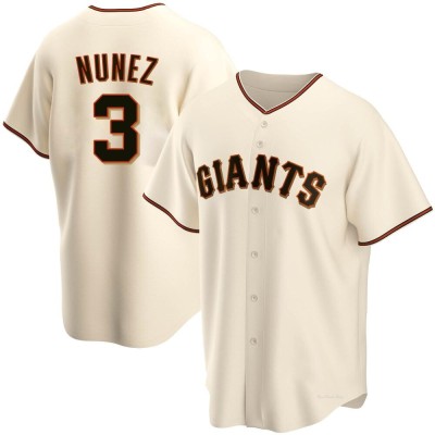 Men's Dom Nunez San Francisco Giants Replica Cream Home Jersey