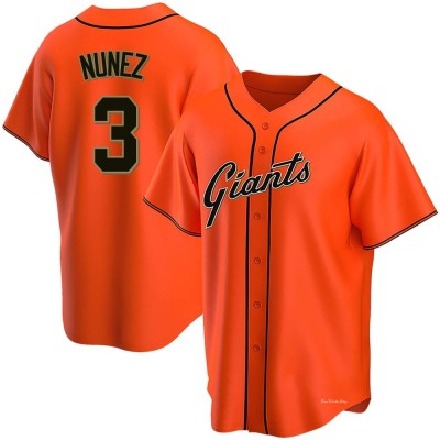 Men's Dom Nunez San Francisco Giants Replica Orange Alternate Jersey