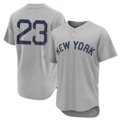 Men's Don Mattingly New York Yankees Authentic Gray 2021 Field of Dreams Jersey