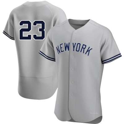 Men's Don Mattingly New York Yankees Authentic Gray Road Jersey